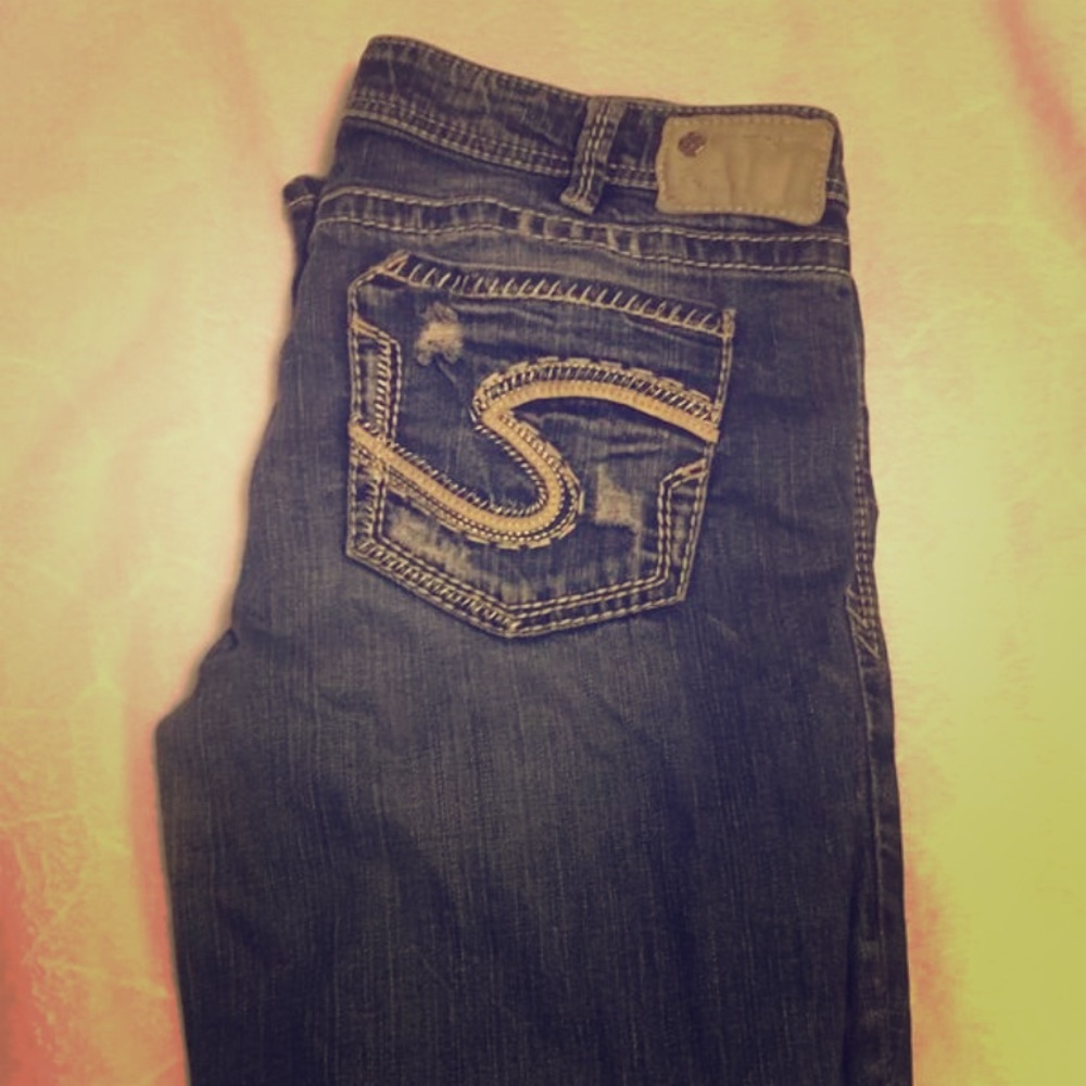 Silver jeans